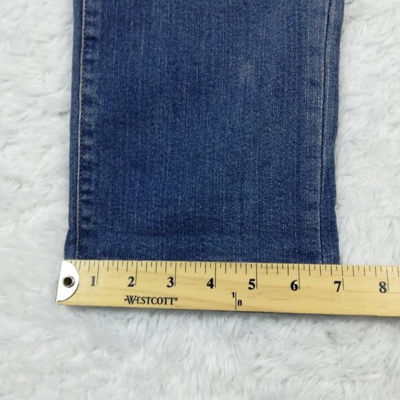 Lucky Brand Girls Jeans Classic Straight Denim Blue Loose Fit Medium Wash 18 - Picture 9 of 14